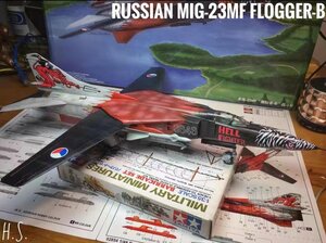 1/48 ロシア空軍 MIG-23 組立塗装済完成品
