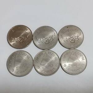 TSUKUBA EXPO 85 500円 6枚　記念硬貨