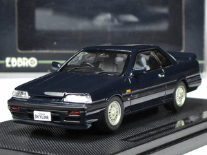 エブロ◆ニッサン・スカイラインR31型GTS-R◆ブルー◆1/43