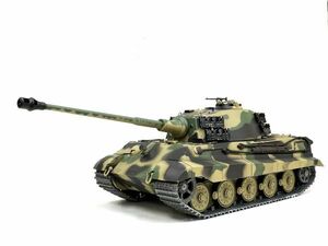 激レア 入手困難！【塗装済み完成品戦車ラジコン】Heng Long 2.4GHz Ver.7.0 1/16 キングタイガー 3888A-1 Upgrade メタルキャタピラ仕様