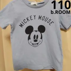 110 Tシャツ ミッキー ミッキーマウス ディズニー グレー 男の子