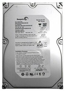 【中古】Seagate 3.5インチ内蔵HDD 750GB Serial-ATA/300 7200rpm 16MB 8.5ms 流体軸受 NCQ RoHS ST3750640NS