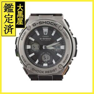 CASIO カシオ 腕時計 G-SHOCK Gスチール GST-W130L-1AJF ステンレス/合成皮革 ブラック文字盤 クオーツ【472】SJ