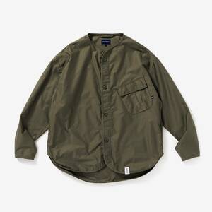 希少★新品本物【OLIVE DRAB★3】REMNANTS MOLESKIN LS SHIRT レムナントモールスキン正規店購入 ディセンダント 入手困難 DESCENDANT 19AW