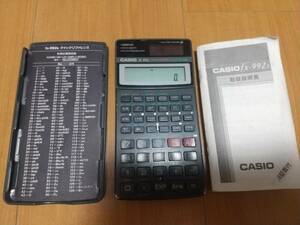 CASIO fx-992s 関数電卓 取扱説明書付