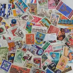 おしゃれな外国の使用済み切手　60枚