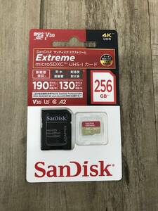 【SDXC】 SANDISK サンディスク SDSQXAV-256G-JN3MD microSDXCメモリーカード 最大転送速度：190MB/s 最大書込速度：130MB/s