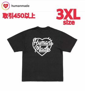 HUMAN MADE 2023SS HEART BADGE T-SHIRT BLACK 3XLサイズ　 ヒューマンメイド ヒューマンメード ハート バッジ TEE Tシャツ ブラック XXXL