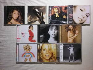 『Mariah Carey 国内盤CD10枚セット』(帯付有,Emotions,MTV Unplugged,Music Box,Merry Christmas,Daydream,Butterfly,Charmbracelet)