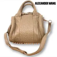 【匿名発送】★ALEXANDER WANG レザーショルダーバッグ スタッズ