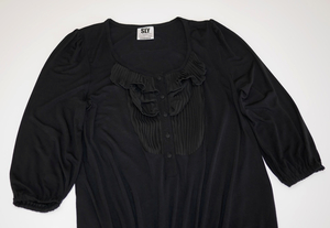 美品 9,800円 SLYワンピース ドレス レディースM～Lサイズ38ひざ丈スカートSミニ長袖シャツ黒ロング36チュニック40プリーツ オーバーオール