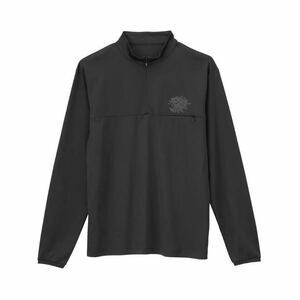 サンライン SUW-04215CW LLサイズ ブラック 小売価格 9500円 獅子ジップシャツ(長袖)