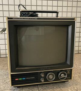 昭和レトロ ソニーカラーテレビ ブラウン管テレビ TV トリニトロン SONY アンティーク コレクション インテリア レア