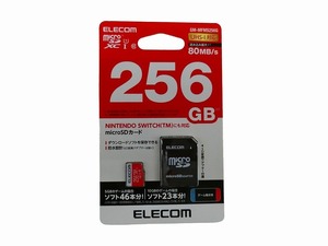 【未使用】 エレコム ELECOM microSDカード GM-MFMS256G