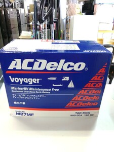 未開封保管品　ACデルコ M27MF Voyager ボイジャー ディープサイクルバッテリー ACDelco