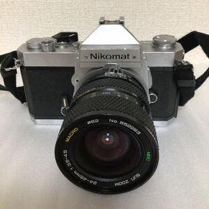 【63】★現状品★カメラ ニコン Nikon Nikomat フィルムカメラ レンズ NRC SUN ZOOM 24-45mm 1:3.5-4.5 MACRO 