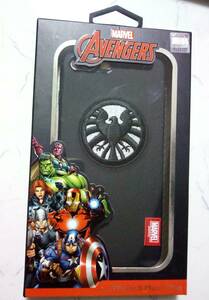 未使用品　　GRK-I8P35428　iPhone7Plus／8Plus用　アベンジャーズ　BK　ハードケース　マーベル　Marvel　 Avengers 
