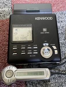 KENWOOD　ケンウッド　DMC-L7R　ポータブルMDレコーダー　通電　ジャンク