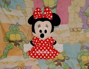 ☆Disney☆Minnie Mouse☆Puppetミニーマウス☆パペット☆ぬいぐるみ☆人形☆ドール☆ディズニー