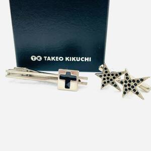 1円＝★TAKEO KIKUCHIタケオキクチ　カフス　タイピン　セット　ギフト　メンズ　紳士　Y2403-361.356