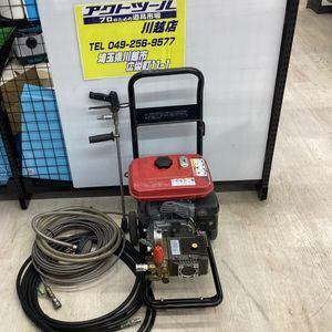 18go【中古品／店頭受取り限定】アサダ ASADA エンジン高圧洗浄機 12/80G 付属品完備 配管清掃ホース付属！【川越店】