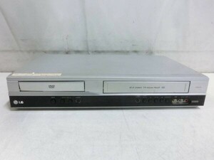 LG エルジー電子 DVD/VHS レコーダー D○/V× DVCR-Y70 2007年製 一部動作OK ジャンク品 NY0387