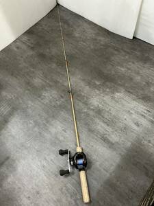 TURING MONKEY グレート鱒レンジャー改SP50 全長約150㎝ ロッド SHIMANO/シマノ 幻風 301XT Type G リール セット 傷汚れ等有 現状お渡し