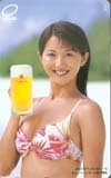 テレカ テレホンカード 紗川理帆 2001年サッポロ生ビール ES011-0006