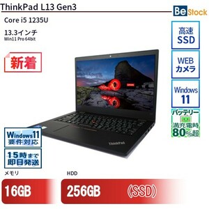 中古 ノートパソコン Lenovo レノボ ThinkPad L13 Gen3 21B4S08V00 Core i5 メモリ：16GB 6ヶ月保証
