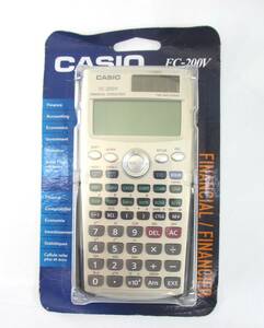 苺414　CASIO　カシオ　金融電卓　FC-200V　投資評価（NPV、IRR等）単利計算　複利計算　年賦償還計算　金利変換　日数計算　利益率計算