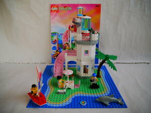【中古】レゴ・パラディサ[LEGO PARADISA] #6414 ライトハウス/Dolphin Point 1995年 説明書有り・欠品無し オールドレゴ ヴィンテージ