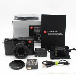 ★美品★Leica D-LUX 7 ブラック ショット数3,343回★4744