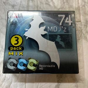 AXIA MD ミニディスク MDJ’Z 74 LP2 LP4 録音用 富士 アクシア 年代物