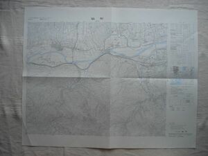 【地図】 脇町 1：25,000 昭和46年発行/ 徳島 徳島本線 穴吹町 阿波町 山川町 美郷村 種穂忌部神社 高越寺 吉野川 四国 国土地理院