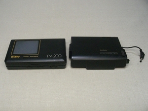 CASIO ポケットテレビ TV-200 & バックライト BL-200 日本製 ジャンク品