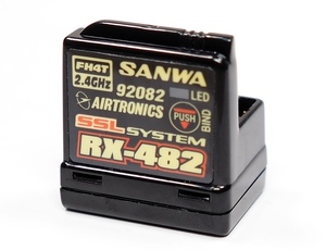 【ゆうパケット3cm】サンワ RX-482 2.4GHzアンテナレス受信機、その２