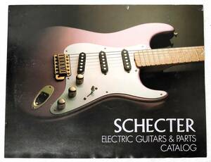 カタログ1980年代SCHECTERシェクターELECTRIC GUITARエレキギターGUITARSギターBASSベースSTART TELE PJ JB