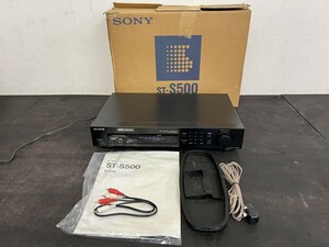 未使用保管品！SONY ソニー FM/AM ステレオチューナー ST-S500 発売当時価格24,800円 1992年発売 オーディオ機器 元箱あり