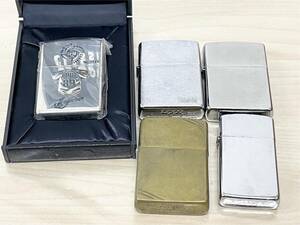 W525-T11-1303 ▲ ZIPPO ジッポ オイルライター まとめ売り 5点 1999 1982 2020 その他 喫煙具 ※火花あり ⑥