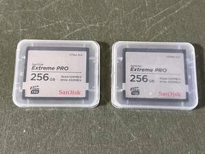 【ARRIカメラ対応】SanDisk CFast2.0 Extreme PRO 256GB 2枚セット⑥