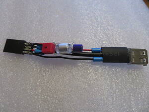 USBノイズフィルター　中継ケーブル　バージョン２　DACに　12㎝