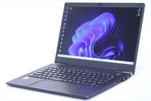 【1円～】Corei7 Office2021搭載！バッテリー良好！軽量薄型ボディ快速PC！dynabook G83/M i7-8550U RAM16G SSD256G 13.3FHD Win10