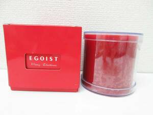 未使用品■EGOIST エゴイスト Merry Christmas クリスマス キャンドル 赤 箱入 未開封 管理1707 F-3