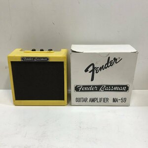 Fender Bassman MA-59 ミニギターアンプ 《音出し確認済・ボリュームとトーン回らない》 幅13cm フェンダー◆