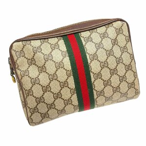 GUCCI グッチ GG柄 レザー PVC GUCCI PARFUMS クラッチバッグ ポーチ