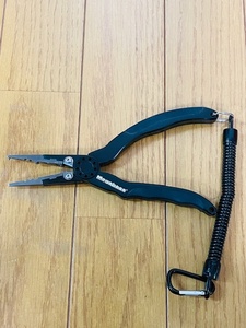 レア　美品　メガバス　Megabass　LIGHT＆TOUGH FISHING PLIER 65　ブラック　プライヤー　6.5インチ　軽量アルミニウム合金