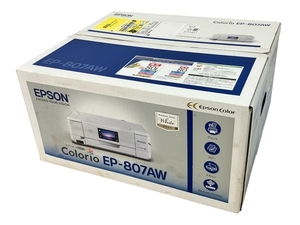 【動作保証】EPSON カラリオ EP-807AW インクジェット プリンター 複合機 ホワイト エプソン 未使用 未開封 Z8711483