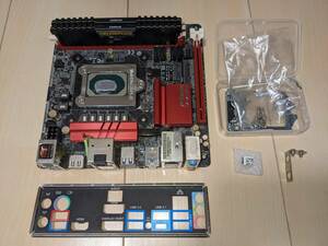 魔改CPU QQLS + Fatal1ty Z170 Gaming-ITX/ac BIOS MOD済み + 16GBメモリ