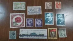 切手　外国　13枚　レア　ヴィンテージ　アンティーク　昭和レトロ　コレクション