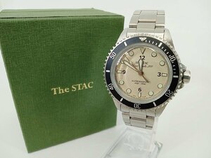 [15A-64-020-1] The STAC ザ・スタック ST-CS001 ダイバーズウォッチ クォーツ 38mm